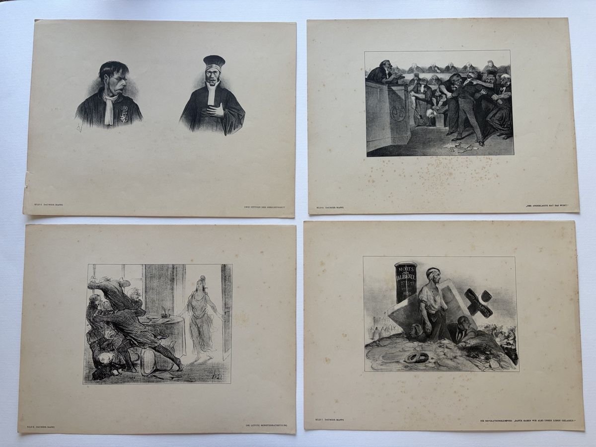 Incisioni: Recueil gravures Honoré Daumier . – Usato da le landeron venduto da cance-lara 2