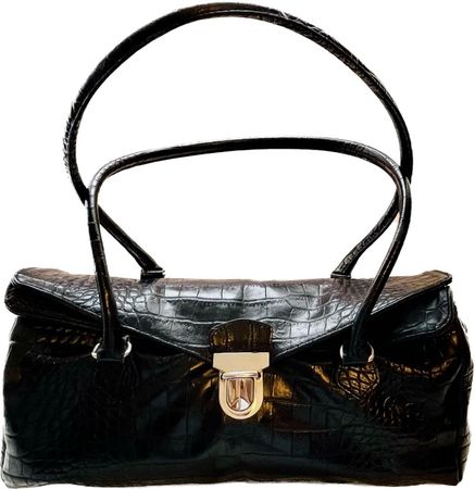 Borsa effetto_coccodrillo, elegante e spaziosa