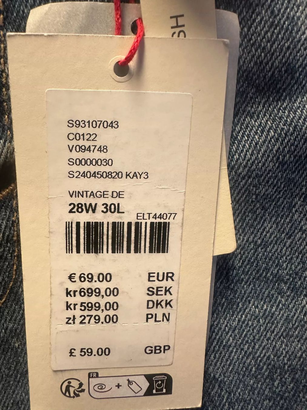 Jeans: BDG JEANS NEU!!! – Nuovo e nell'imballaggio originale da Bottighofen venduto da M.O.L 3