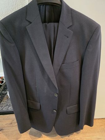 Anzug Herren dunkelblau Grösse 48 / Hose 50, Stretch Cotton