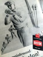 Boston Cigarettes - 6 alte Werbungen / Publicités 1949 (5)