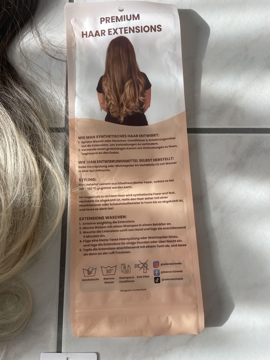 Accessori per capelli: Selova Haarverlängerung/Extensions 50cm – Nuovo (secondo la descrizione) da Amriswil venduto da einkaufverkauf 1