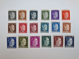 Deutsches Reich Adolf Hitler Briefmarken Set postfrisch