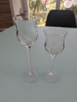 Verre bougeoir dépoli ensemble PartyLite 