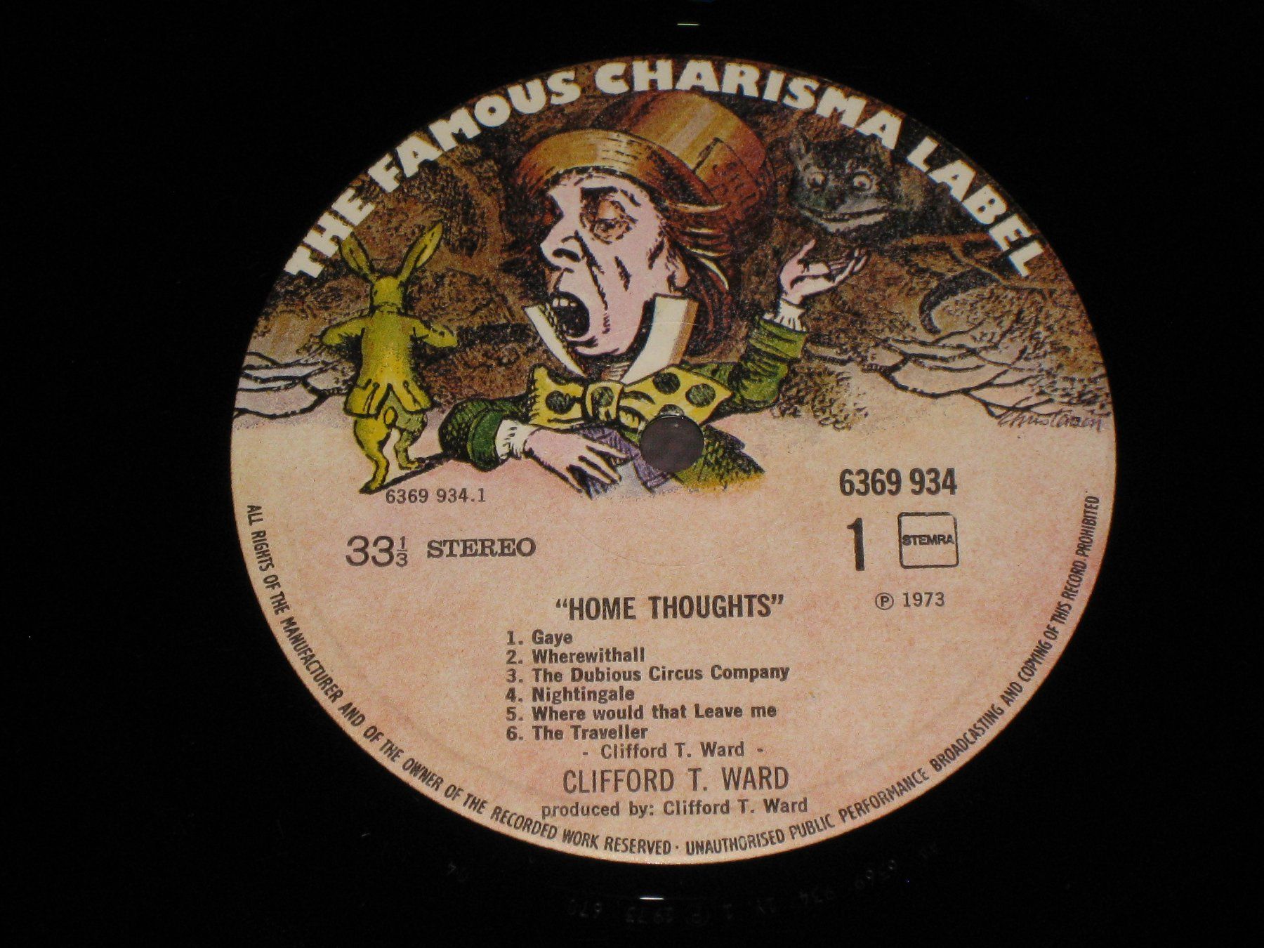 Vinyles: LP - CLIFFORD T. WARD - HOME THOUGHTS – D'occasion à Steckborn par Quo7 2
