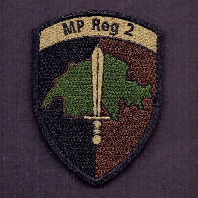 Schweizer Armee Plaketten & Abzeichen: MP REG 2 KLETT – Gebraucht aus Koblenz von Himmelsreiter