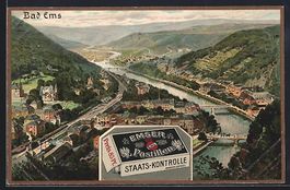 Litho Bad Ems, Panorama und Medikament E