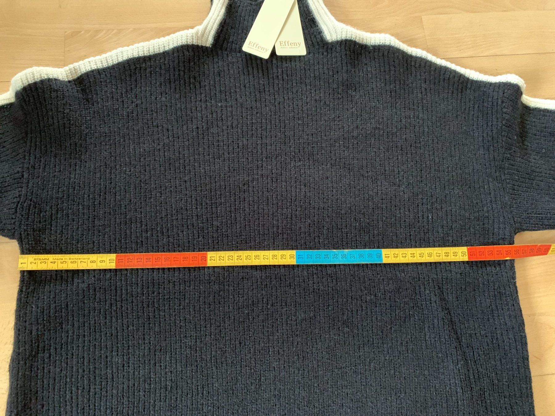 Maglioni & Felpe: Effeny Damen Strickpullover, Gr. TU, Schwarz/Beige, NEU – Nuovo e nell'imballaggio originale da Worb venduto da farben20zauber 4