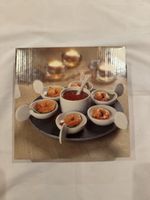 Service apéritif 9 pièces – Plateau tournant en ardoise et p