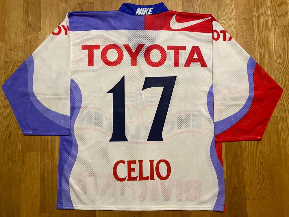 Maillot De Hockey EHC Kloten Flyers - Marque Ochsner Toyota Coop - Taille Homme XL - Occasion Excellent état