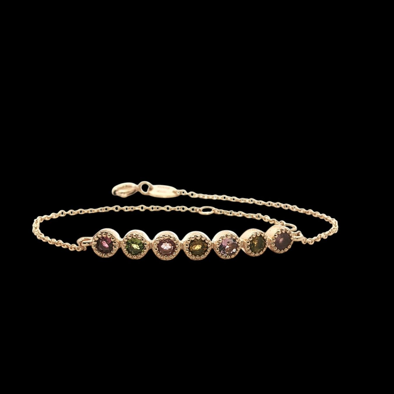 Olga Ribler Bracciali & Braccialetti: Silberarmband mit 7 Multiturmalinen – Nuovo (secondo la descrizione) da Luzern venduto da Schmuckoutlet 6