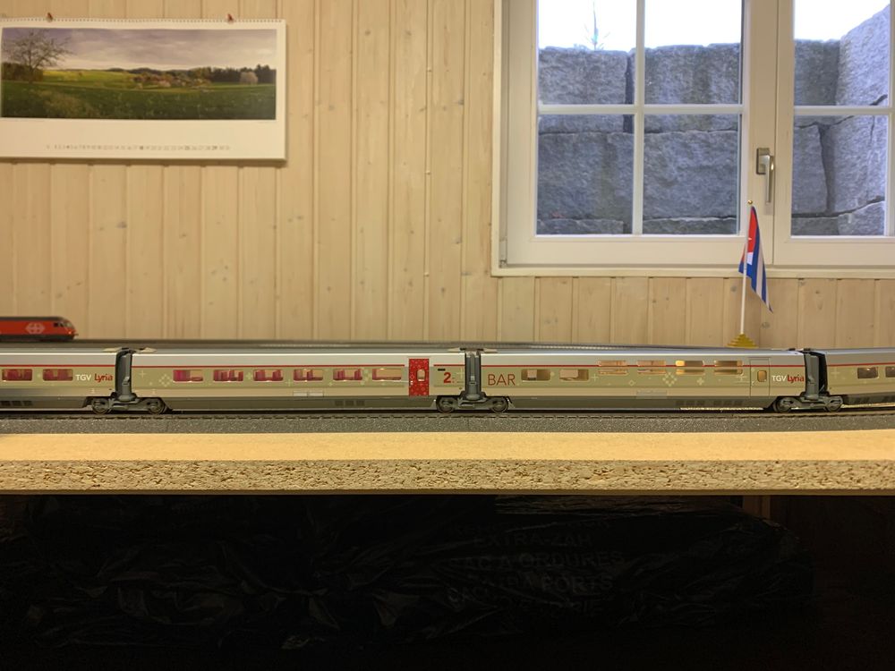 Plan des places TGV Lyria - Composition du train