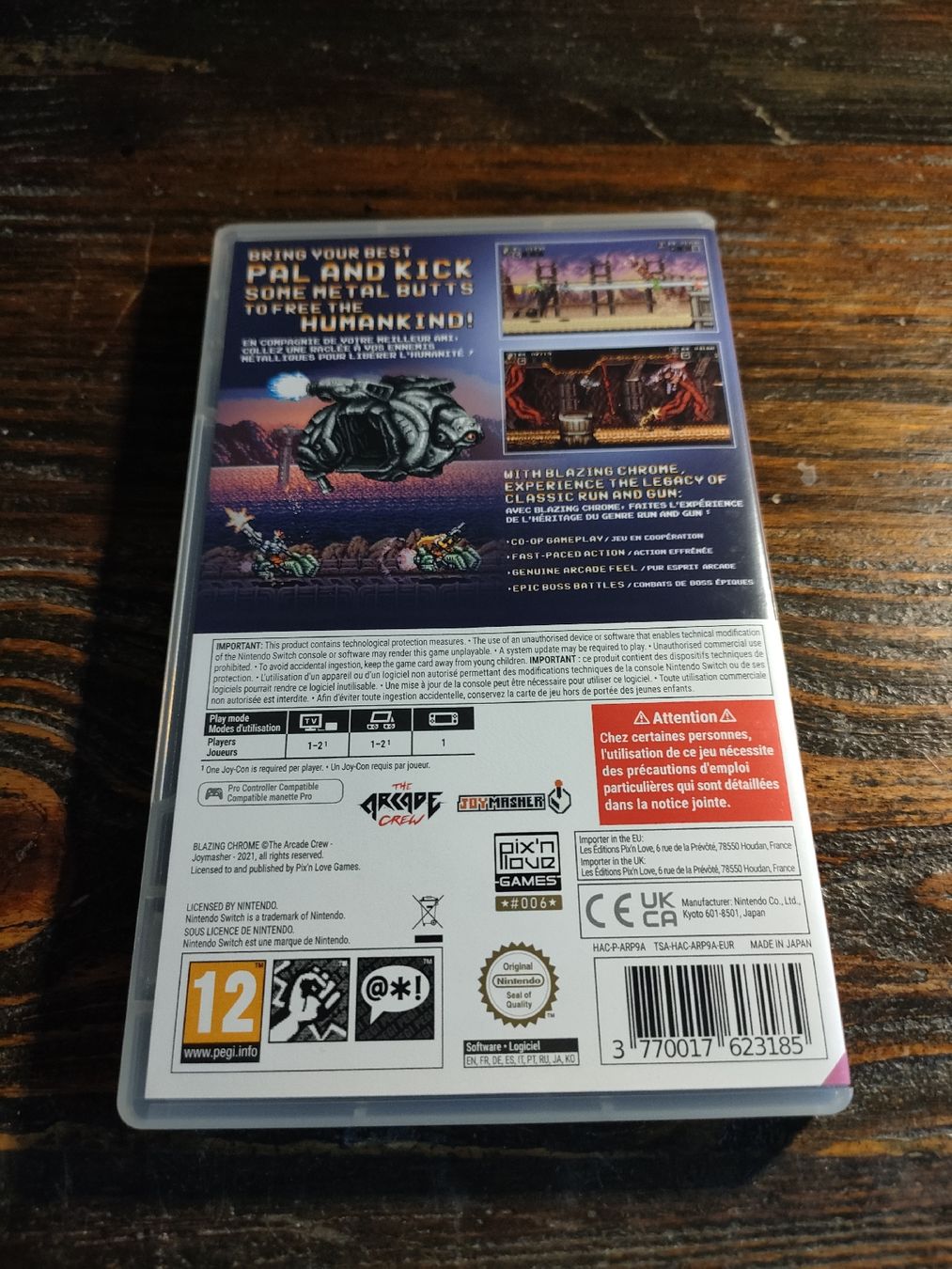 Nintendo Jeux: Blazing Chrome sur Switch – D'occasion à La Chaux-de-Fonds par nwa_w9zt 1