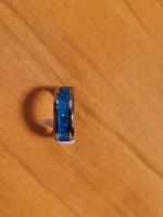 Blauer Opal Edelstahlring Grösse 12 Neu