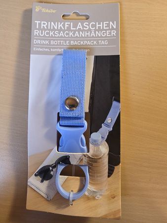 Tchibo Trinkflaschen Rucksackanhänger, Neu & Original!