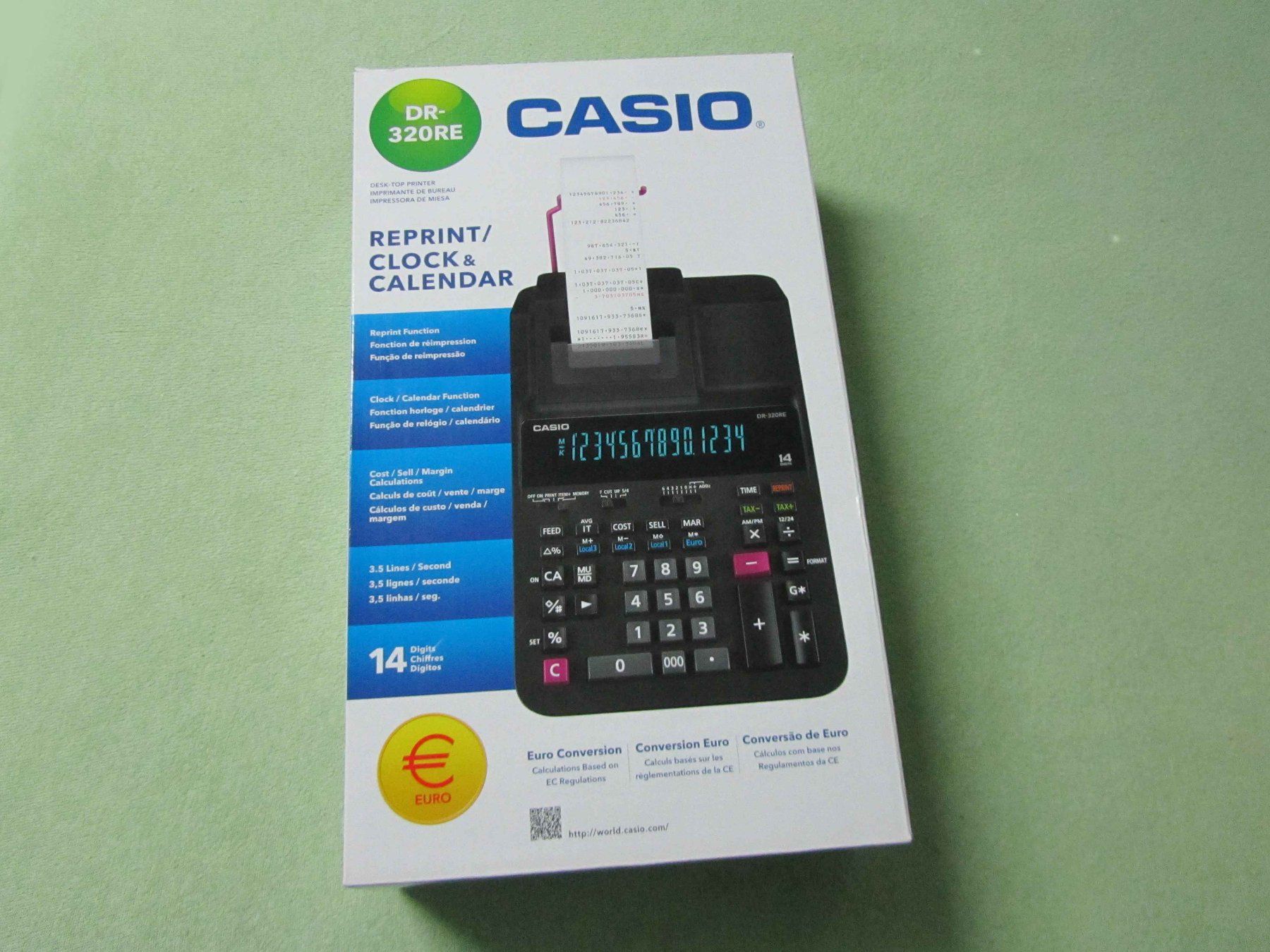 Casio Calcolatrici tascabili: CASIO DR-320RE druckender Bürorechner – Nuovo e nell'imballaggio originale da moosseedorf venduto da RTN10 2