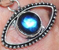Anhänger L-7371 – Labradorit Auge 30x21mm