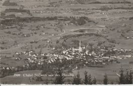 AB 111 Châtel St-Denis, vue des Pleïades, ≈ 1940/50