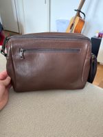 Gene Bendi Umhängetasche braun – Made in Italy – 26 x 21 x 8