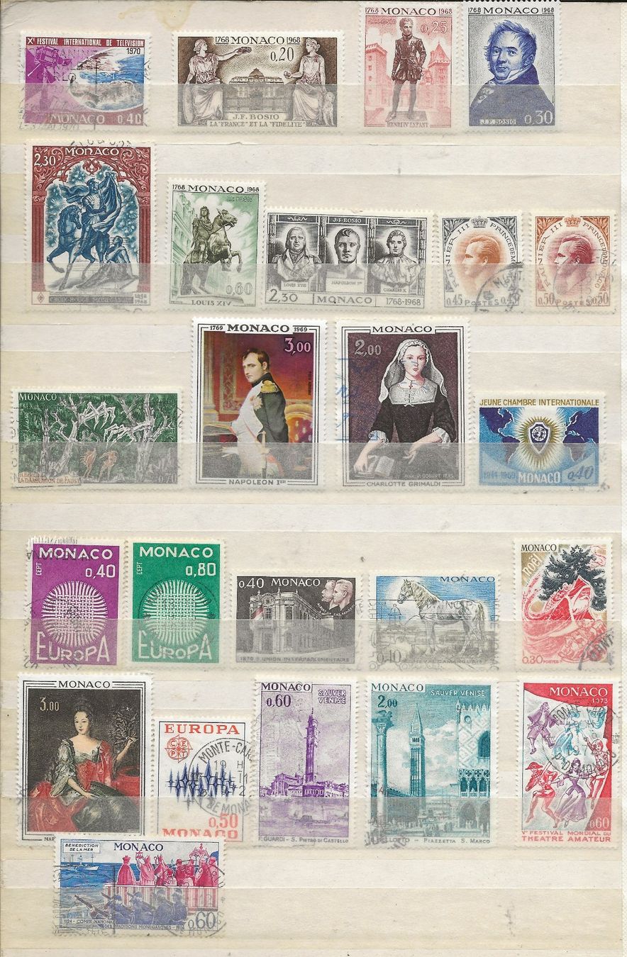 Tutti i francobolli: Monaco Lot 1964 ... – Usato da Sion venduto da PierreP01 2