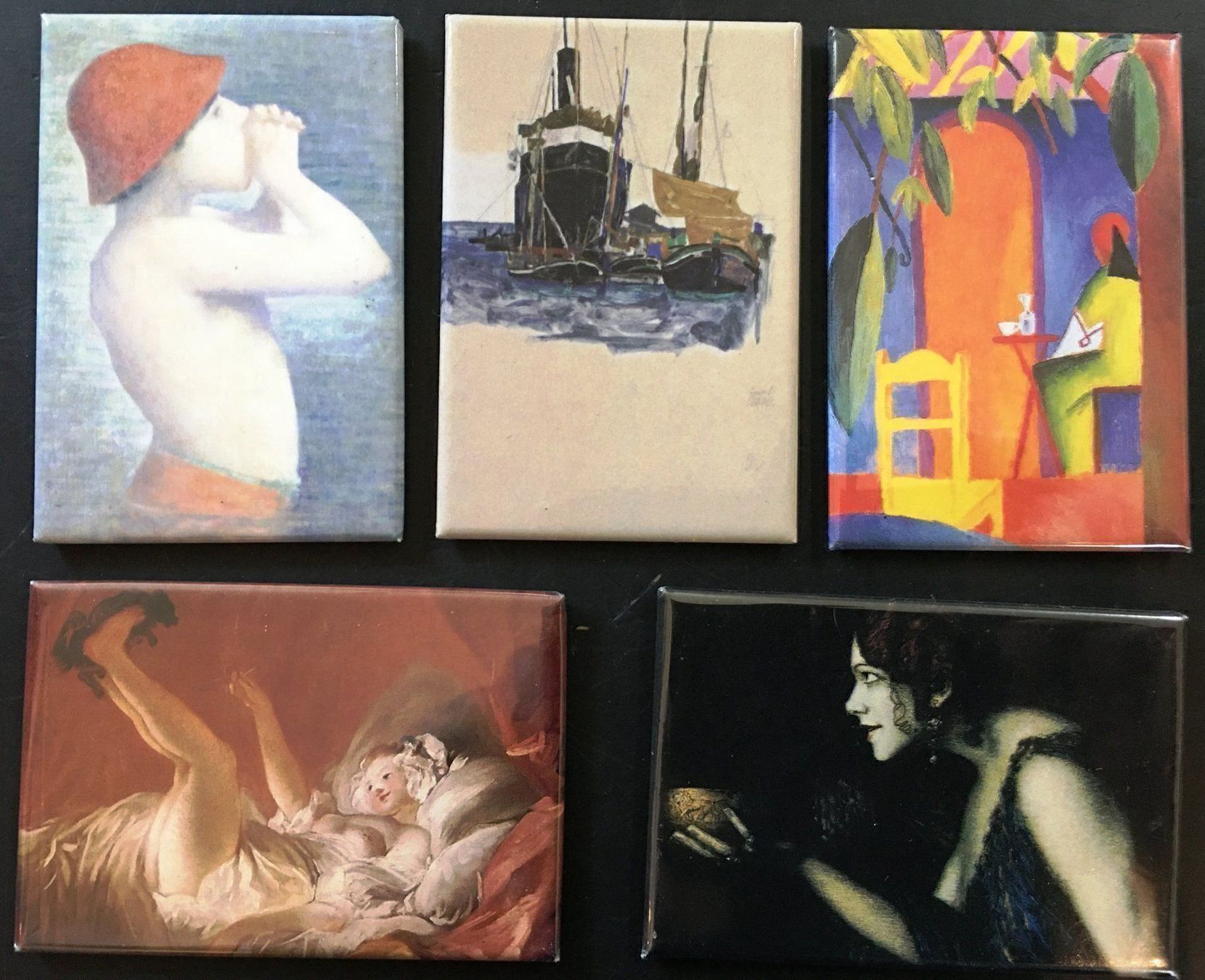 Calamite: 5 x Kunst Magneten – Usato da Oftringen venduto da Vucki