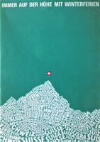 SCHWEIZ TOP WINTERFERIEN 1967 Original Plakat