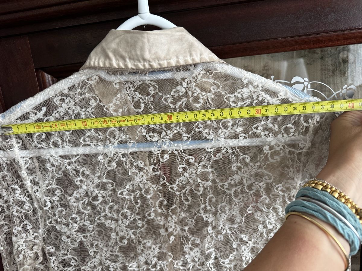 Tuniche: Spitzenbluse Kleid Tunika Oberteil – Usato da Obfelden venduto da cesarina10 4