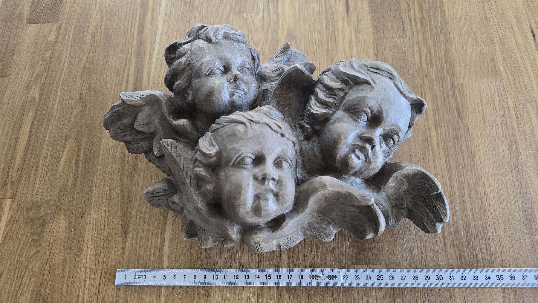 Figuren: Engelsköpfe Schnitzerei – Gebraucht aus Triesen von Vanlie 3