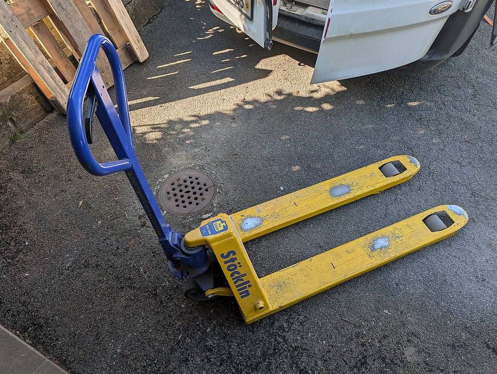 Stützrad Für Stöcklin Hubwagen EFP 2000 & EFI Ab 2005 – Lastrad 140x40 Mm Mit Lager