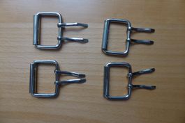 Gurtschnallen - Metallschnallen - 4 Stück zu einem Preis