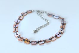 ARMBAND mit Perlmuttfragmenten  Neu & Ovp!