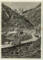 GRIMSEL PASSHÖHE Postauto - Bus