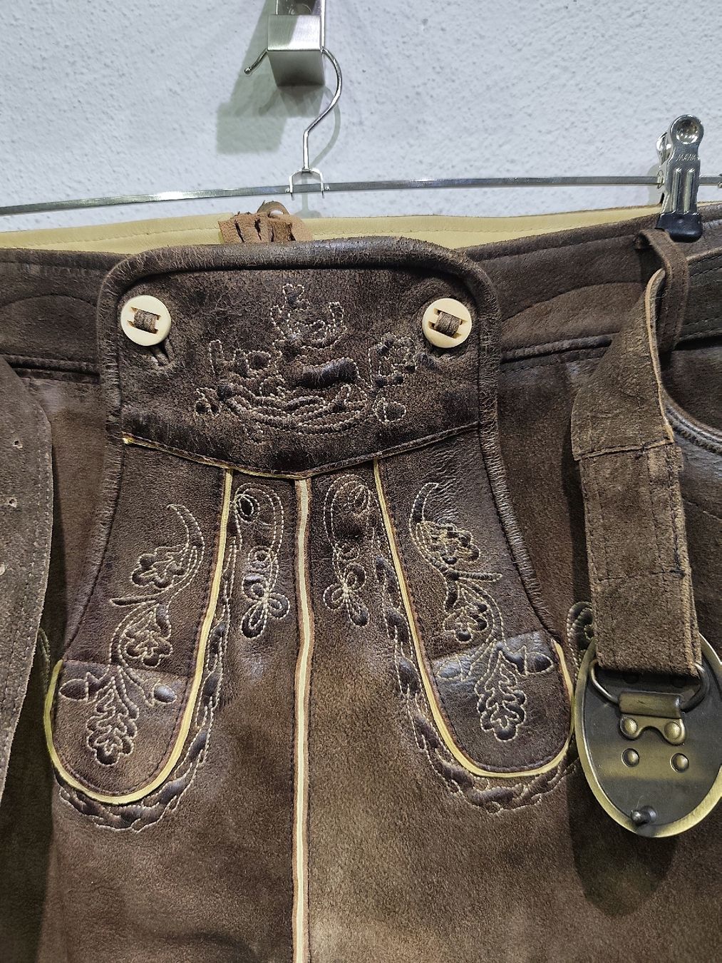 Pantaloni: Trachtenlederhose kurz - Grösse 62 – Nuovo e nell'imballaggio originale da Dussnang venduto da Rosenfee50 1