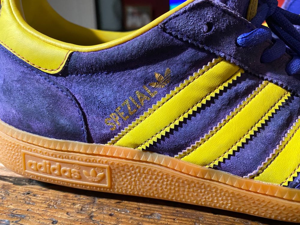 Adidas spezial store lila gelb