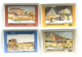 Briefmarken "Architektur". Norfolkinsel