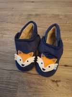 Hausschuhe Bobbi Shoes Fuchs blau Grösse 23