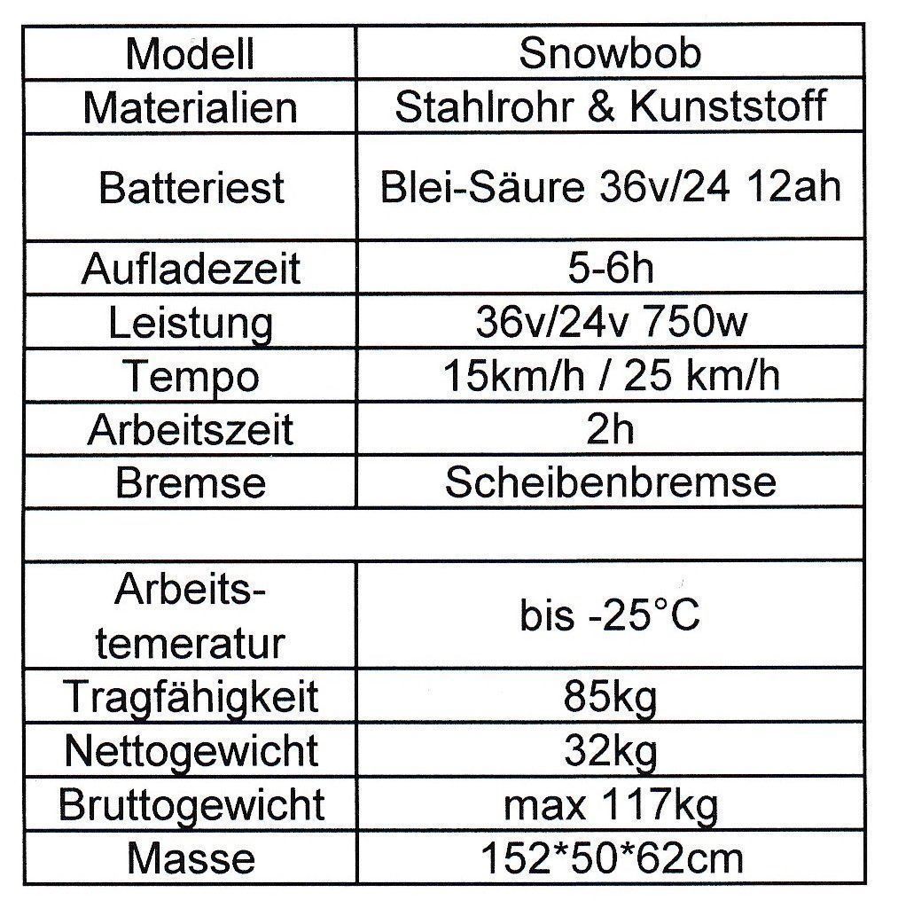 Veicoli elettrici: Elektro-Schlitten – Nuovo e nell'imballaggio originale da Bünzen venduto da Turbolino5 7