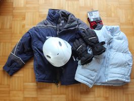 Winterkleiderpaket Skihelm 128