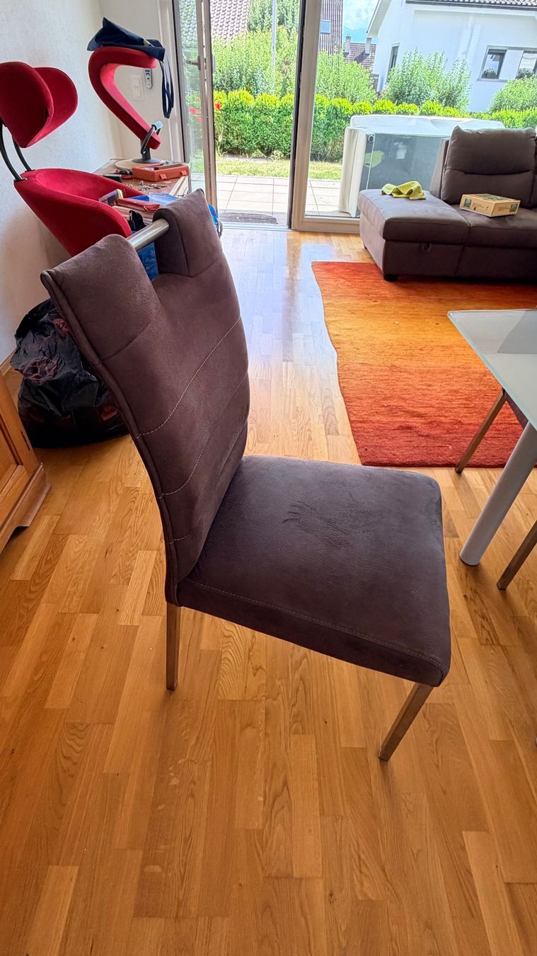 Conforama Set di tavolo e panche: Glastisch mit 6 Stühlen – Usato da Walkringen venduto da Flyover 6