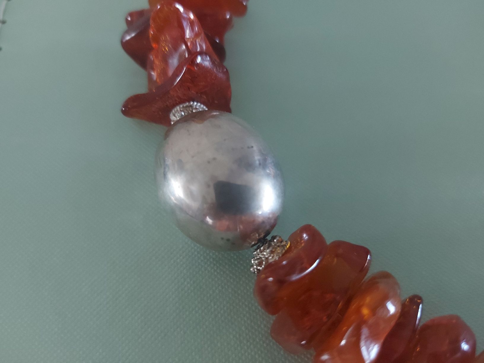 Catenine: Echte Bernsteinkette mit Silber – Usato da Ostermundigen venduto da son_vd9k 4