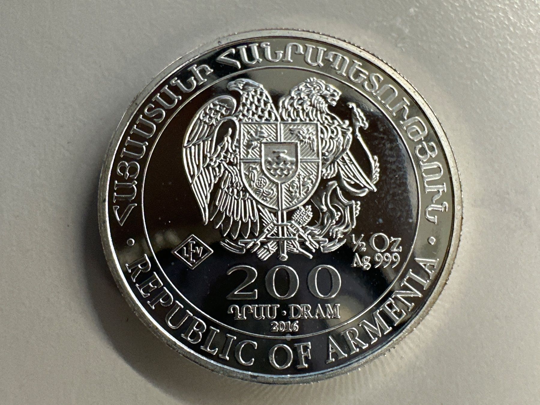 Tutti le monete: 1/2 Unze Silber Armenien 2016 – Nuovo (secondo la descrizione) da Herisau venduto da herau 1