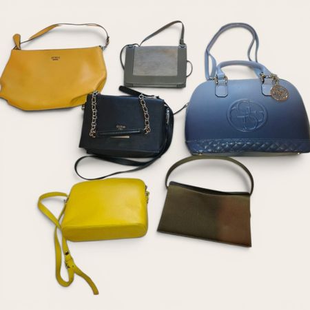 lot de 6 sacs a main (Guess, Sequoia, DiSandro..) 
