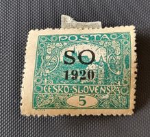 Ostschlesien 1920 alte briefmarke