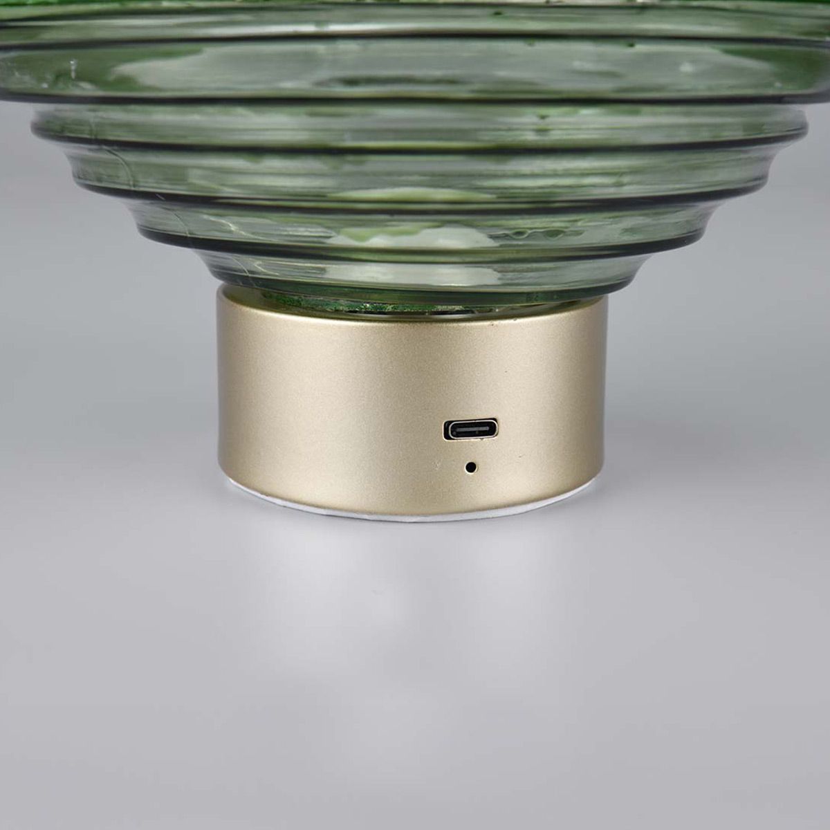 Lampade: Tischleuchte, Grün, Messing, 14 cm Höhe – Nuovo (secondo la descrizione) da Kreuzlingen venduto da Smart-Light 5