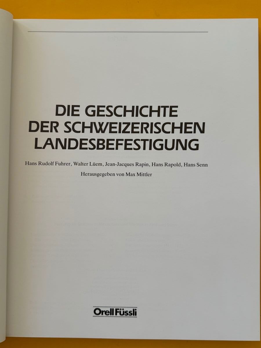 Libri: Die Geschichte der schweizerischen Landesbefestigung 1992 – Usato da Adliswil venduto da buch_und_kunst 1