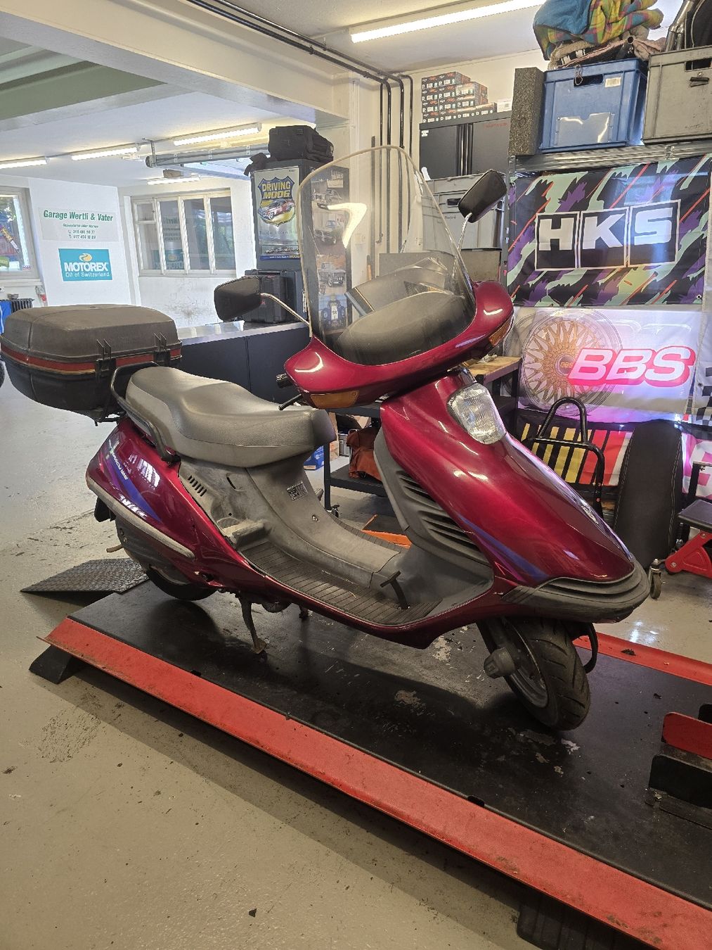 Honda Scooter: Roller Honda Spacy 125 rot mit Topcase – Difettoso da Zürich venduto da LucasOuteda 7
