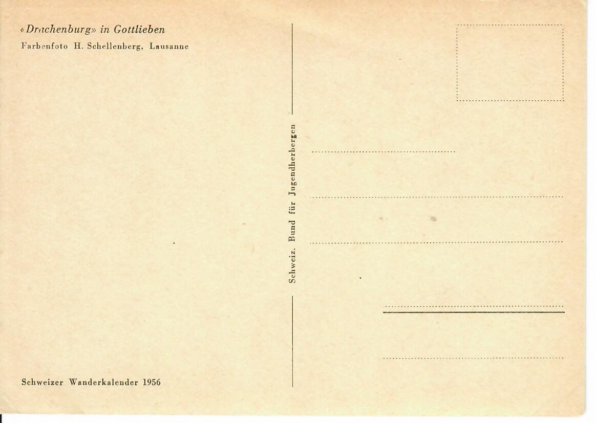 Cartoline postali: Drachenburg in Gottlieben – Usato da Hochdorf venduto da Ziegel-16 1