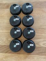 8 x Capteurs lampes solaires diamètre 8 cm.