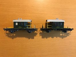 2x Liliput SBB Zugbegleitwagen Sputnik