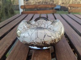 Vintage Schwerer Glas Aschenbecher – Mid Century Design